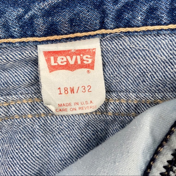 Levi’s Vintage Denim Jeans Size 18w 32 - Picture 7 of 12